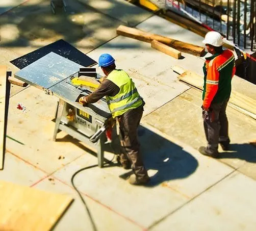 Hartigan Construction crew on a job site
